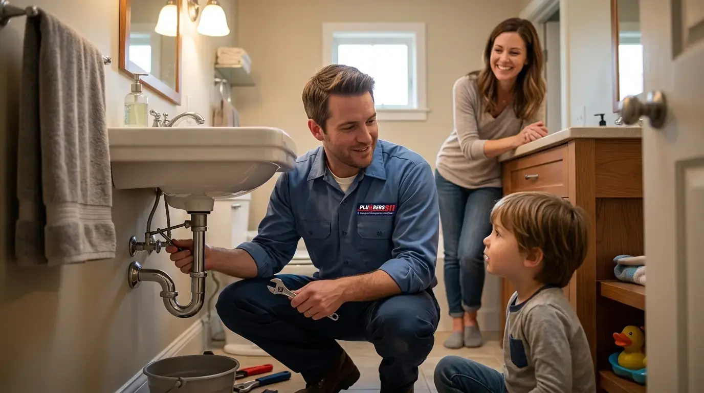 Licensed plumber at work in Mokena, IL
